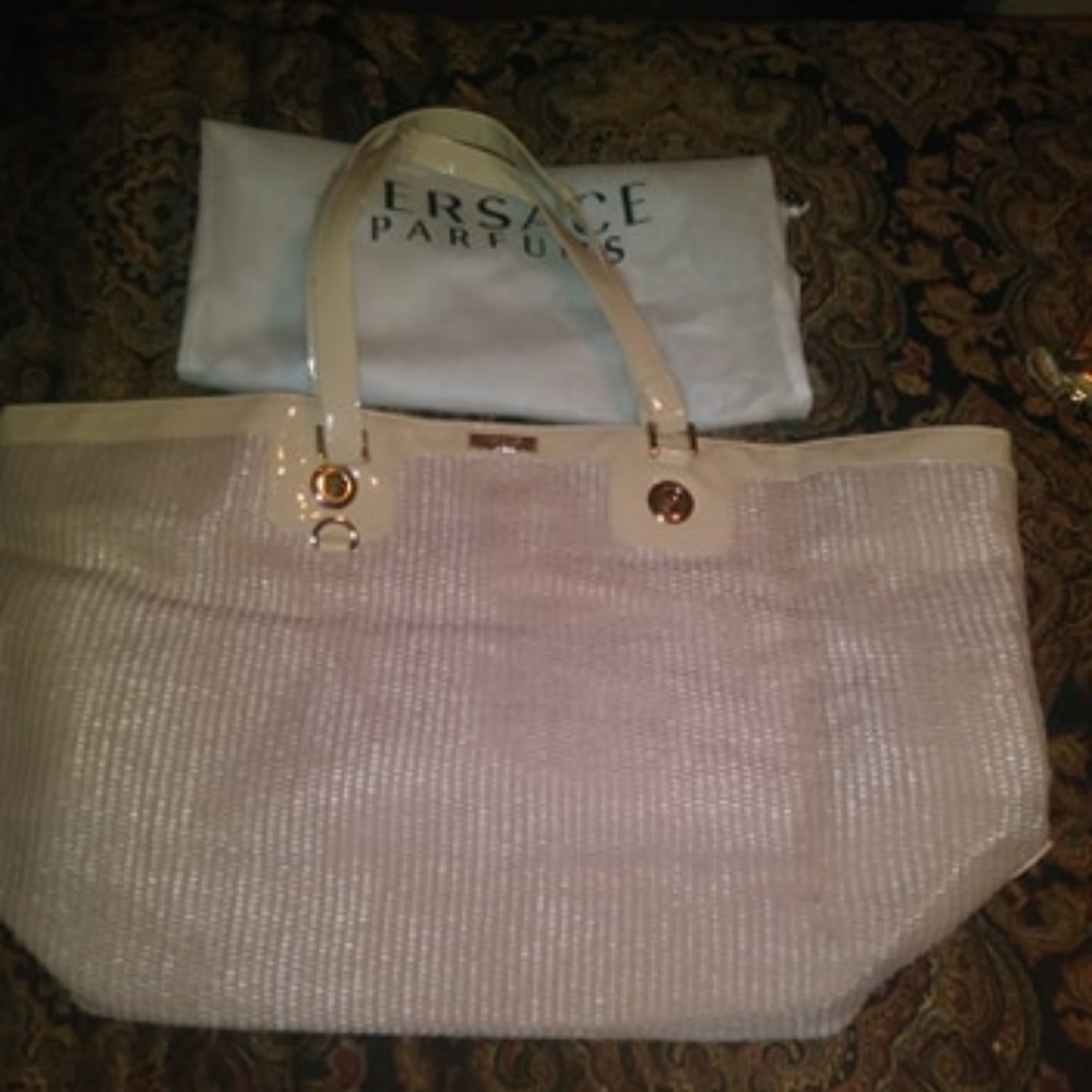 versace travelers bag new